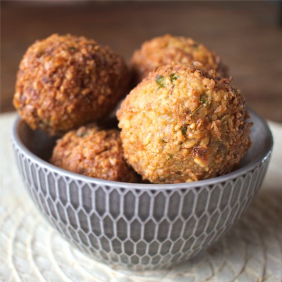 Homemade Vegan Falafel