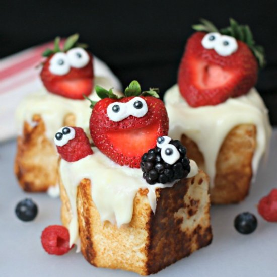 Toasted Angel Food Cake Strawberry