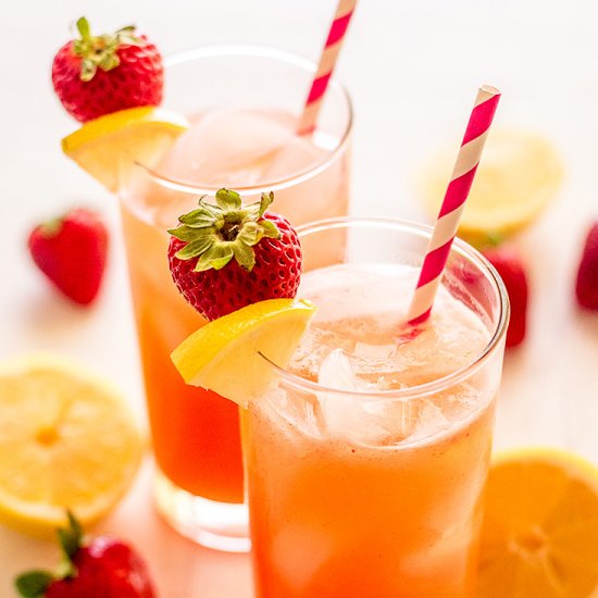 Strawberry Lemonade for Two