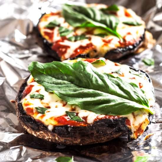 Lasagna Stuffed Portobello Mushroom