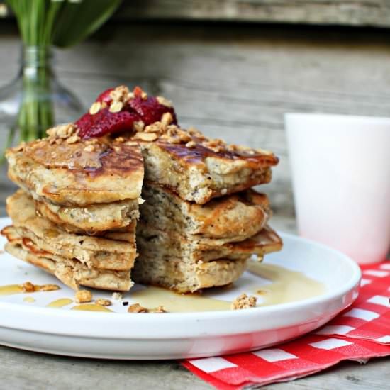 Buttermilk Banana Pancakes