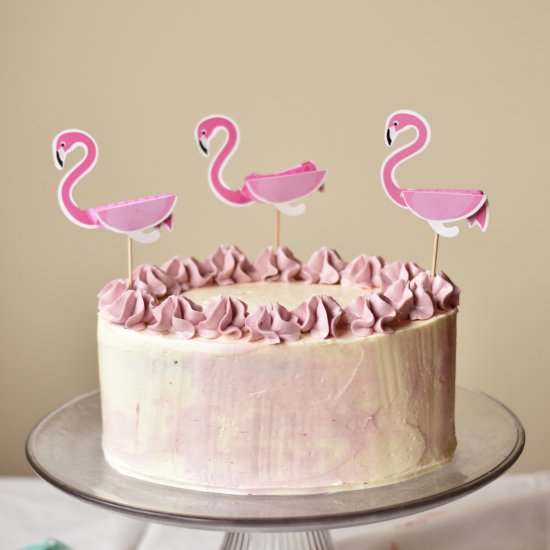 Flamingo Party Cake