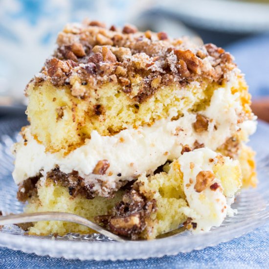 Cinnamon Streusel Coffee Cake