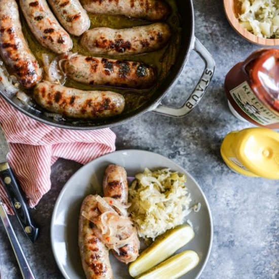 Hard Cider Brats