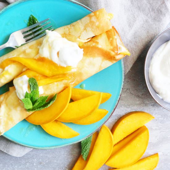 Mango Lassi Crepes