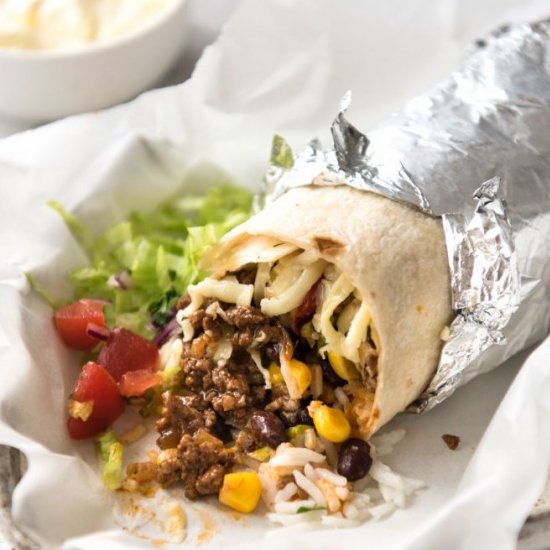 Beef Burritos