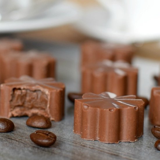 Homemade Coffe Cream Chocolates