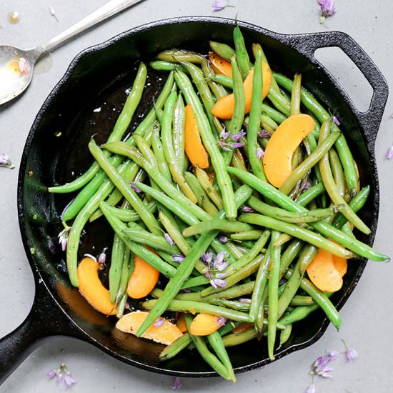 Blistered Green Beans