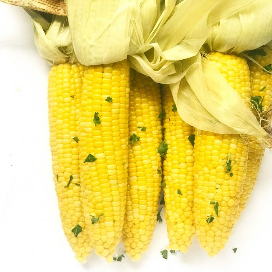 Easy Oven Roasted Corn on the Cob