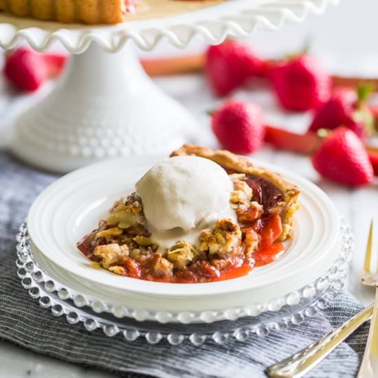 Strawberry Rhubarb Tart