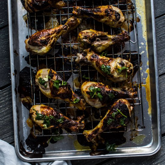 Saffron Yogurt Chicken Drumsticks