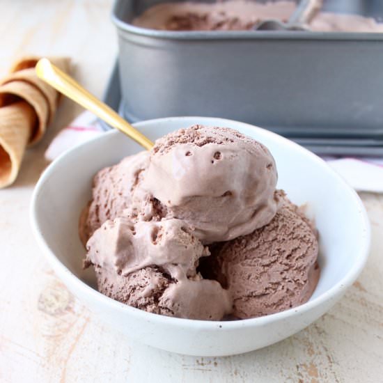 No Churn Chocolate Ice Cream