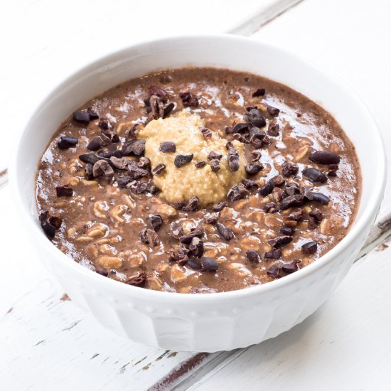 Peanut Butter Cup Overnight Oats