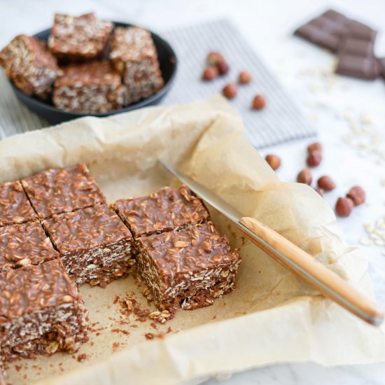 No Bake Chocolate Hazelnut Fudge