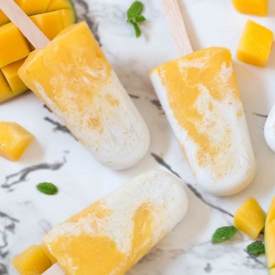 Vegan Mango Coconut Ice Cream