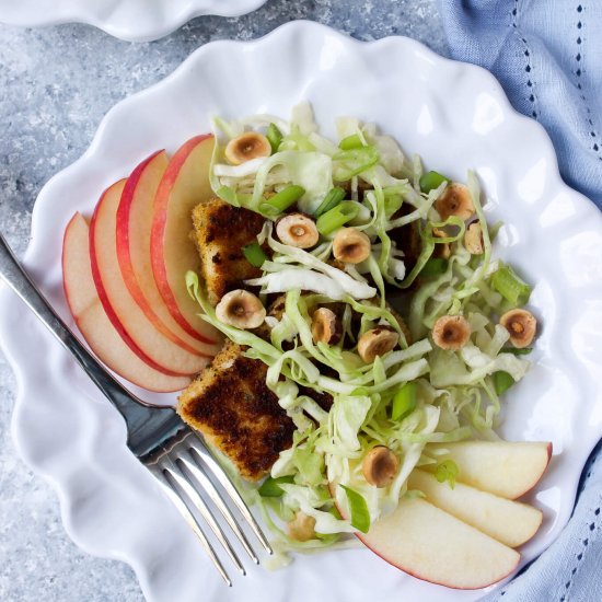 Fried Halloumi Salad