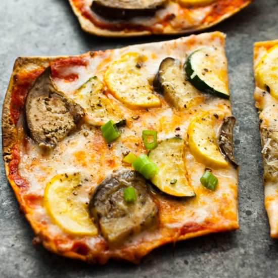 Grilled Ratatouille Pizza