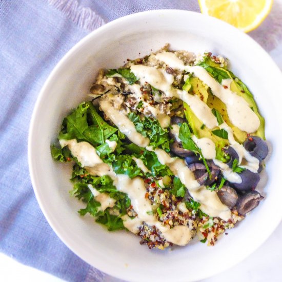 Mediterranean Veggie Bowl