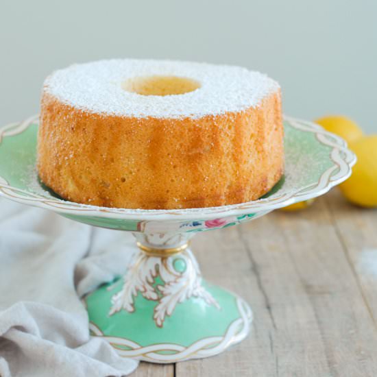 Lemon chiffon cake