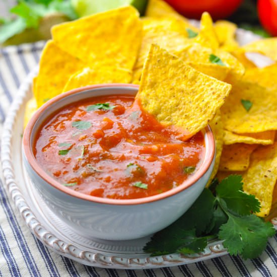 Fresh 5-Minute Homemade Salsa