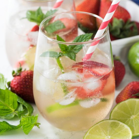 Strawberry Lime Party Punch