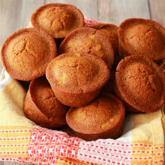 Vegan Cornbread Muffins