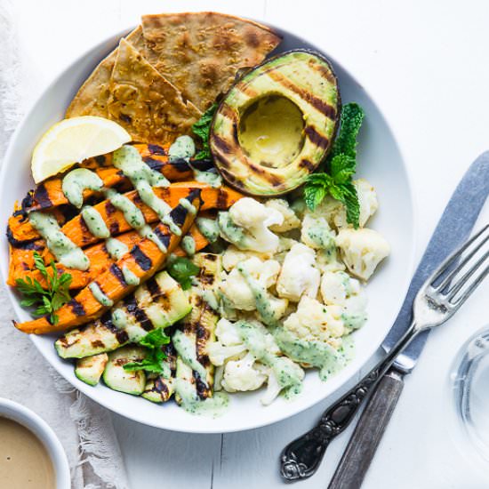 Vegan Grilled Plant Power Bowl