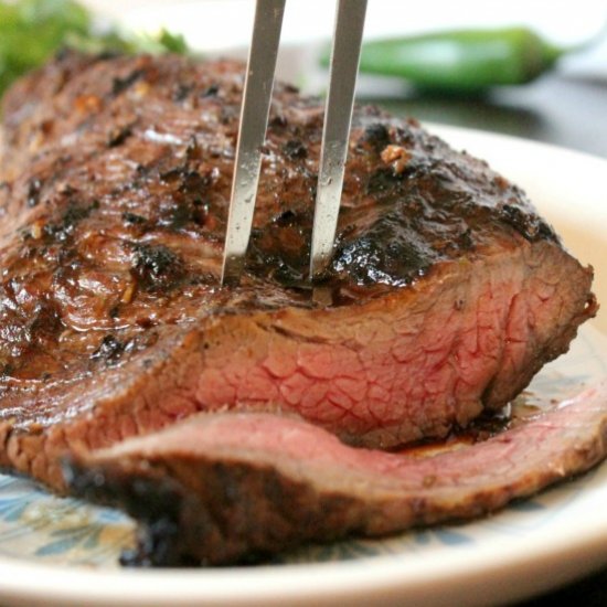 Balsamic Jalapeño Grilled Tri Tip