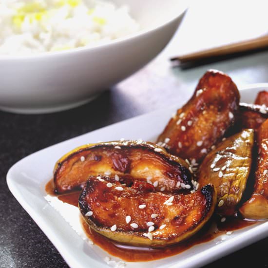 Deonjang-Spiced Sous Vide Eggplant