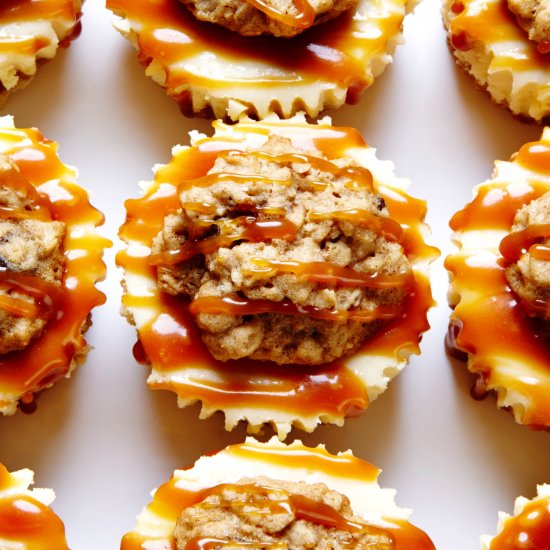 Mini Oatmeal Cookie Cheesecakes