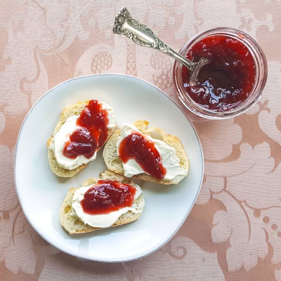 Honey Rum Strawberry Jam