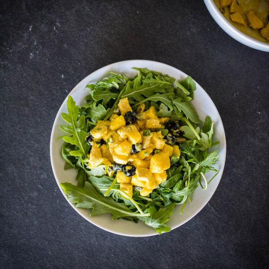 Mango Coconut Curried Chicken Salad