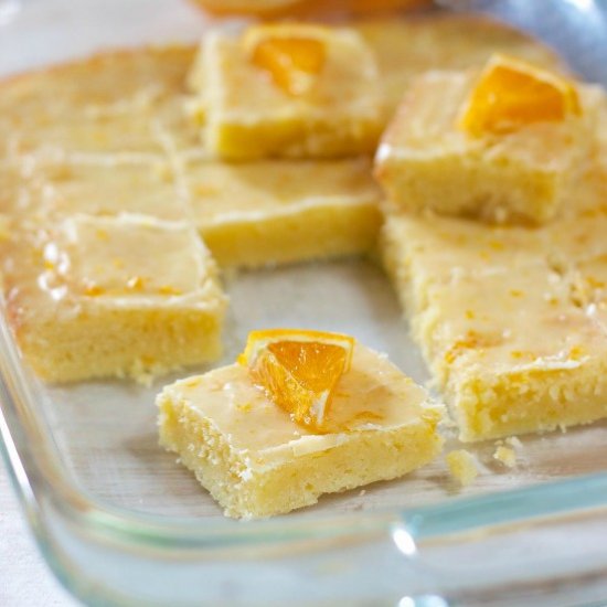 Glazed Orange Bars