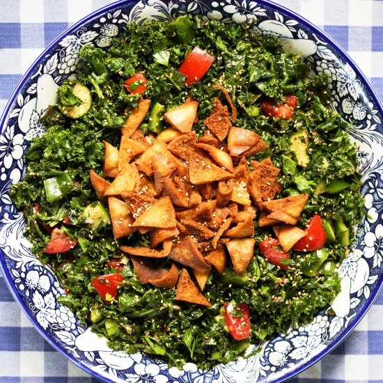 kale fattoush