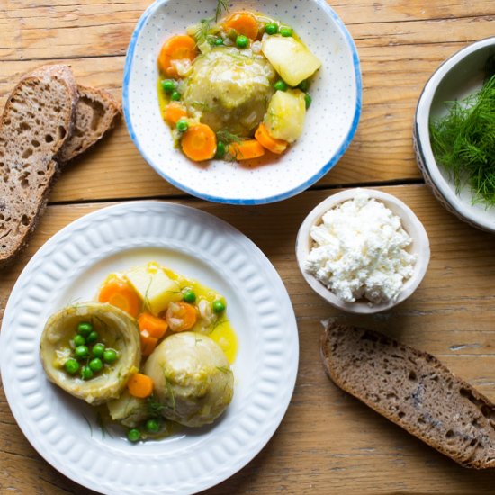 Greek Artichoke Stew