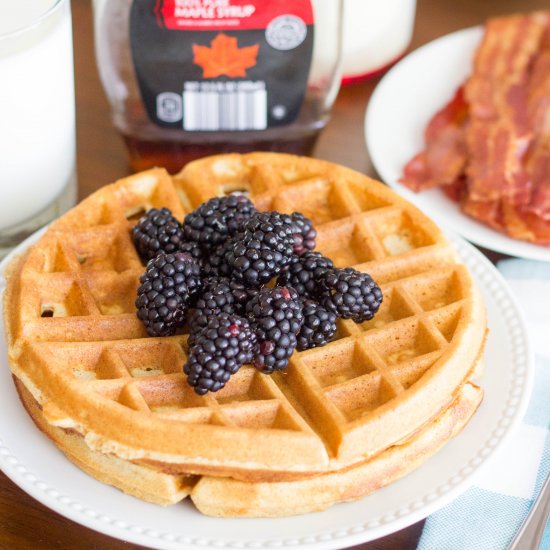 Malted Belgian Waffles