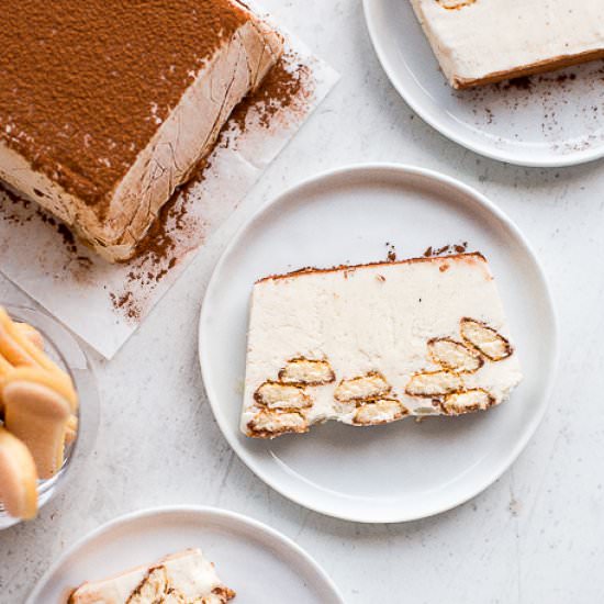 Tiramisu Ice Cream Cake