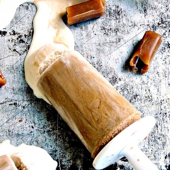 Caramel Macchiato Popsicles