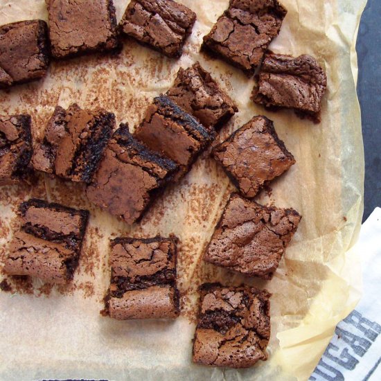 Super Fudgy Carob Brownies