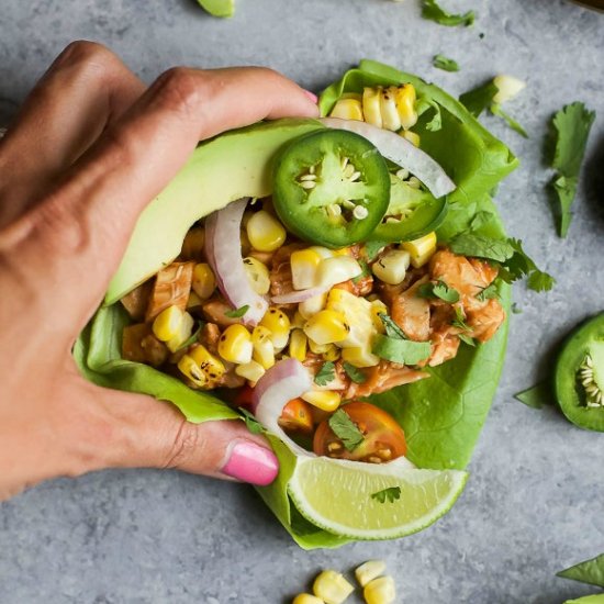 20 Minute BBQ Chicken Tacos