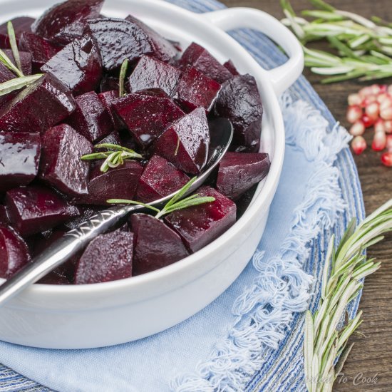 Pomegranate Balsamic Beets