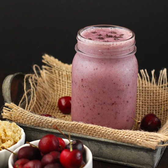 Cherry Chocolate Chip Smoothie