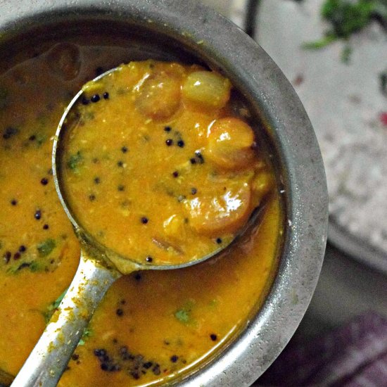 South Indian Pearl Onion Sambhar