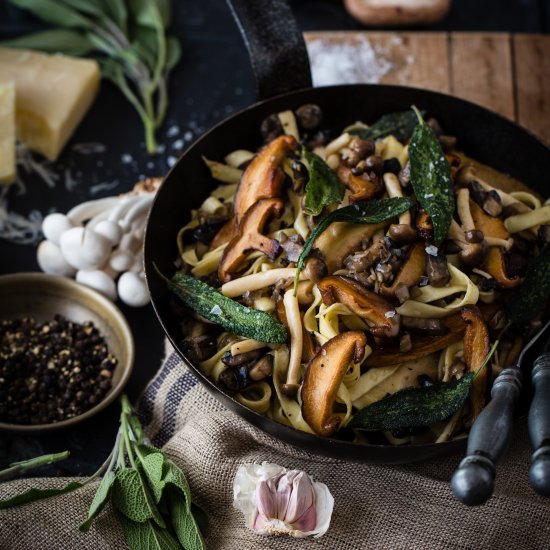 Mushroom Ragù Tagliatelle