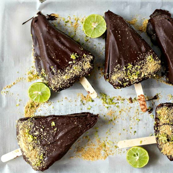 Chocolate-Covered Key Lime Pie