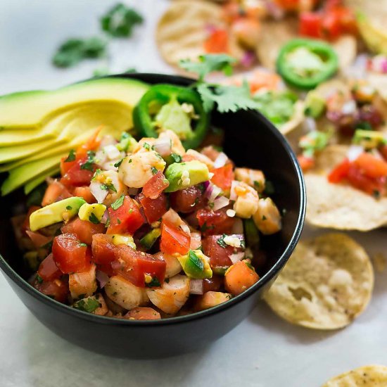 10 Minute Shrimp Salsa