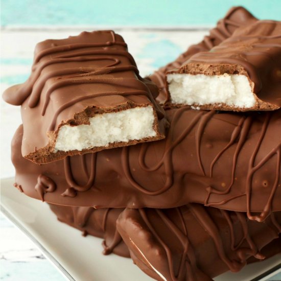 Vegan Chocolate Coconut Bars