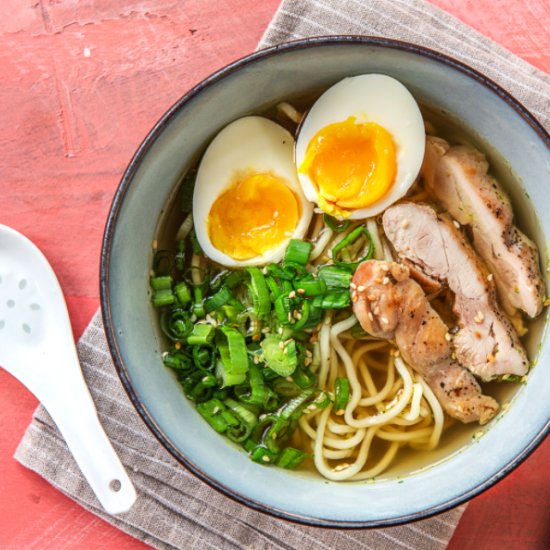 Pork Ramen With a Soft-Boiled Egg