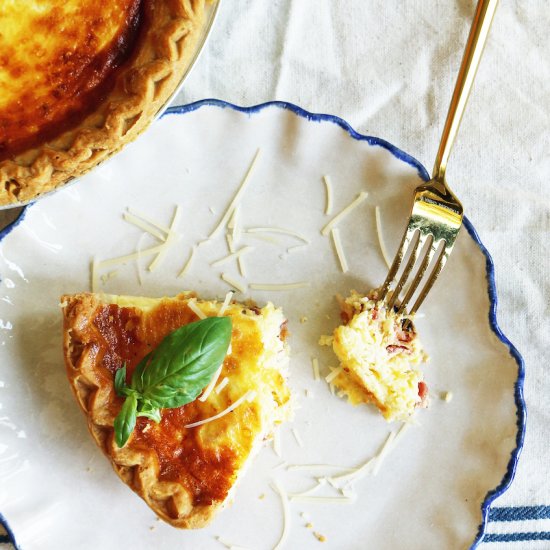 Healthier Quiche Lorraine