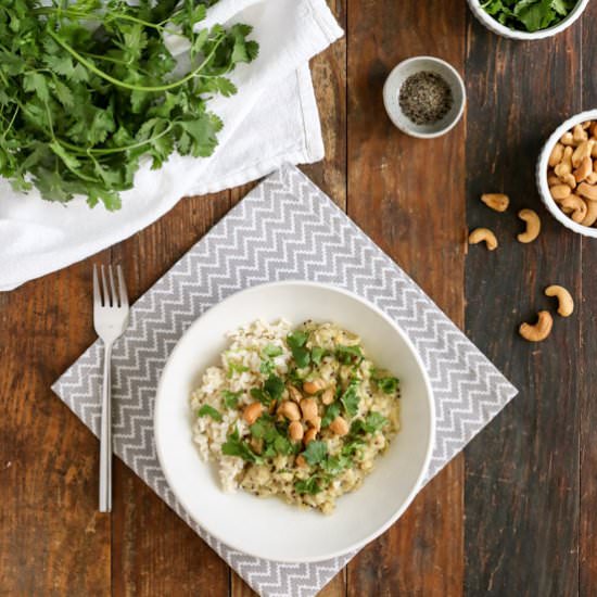 Rhubarb and Lentil Curry